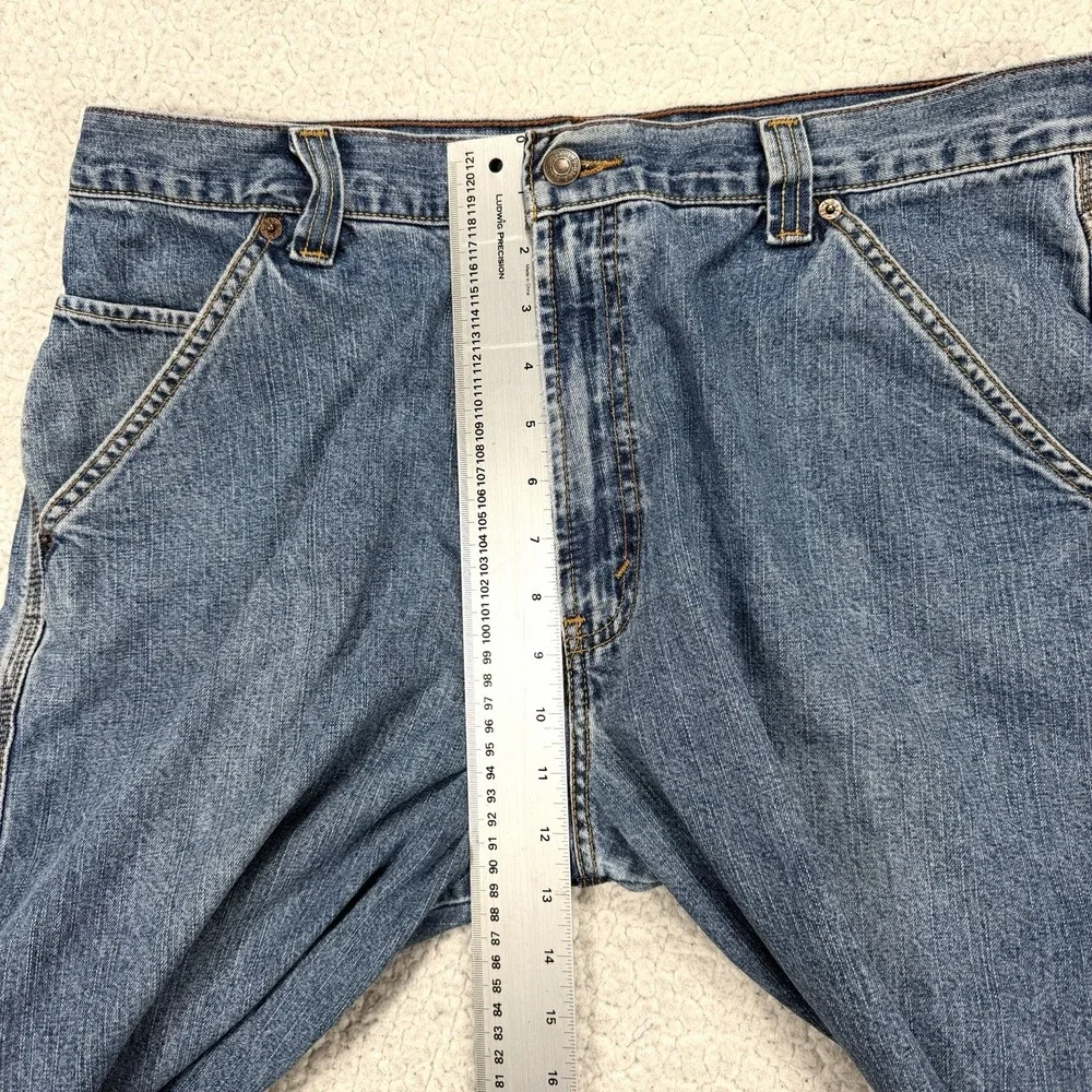 VTG Levi Strauss Signature Carpenter Shorts Men's 34 Workwear Y2K Skater Denim